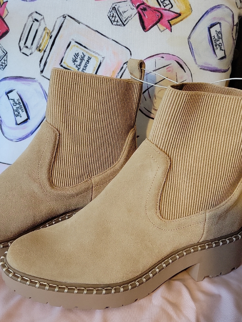 Dolce Vita Beige Ankle Boots - Women